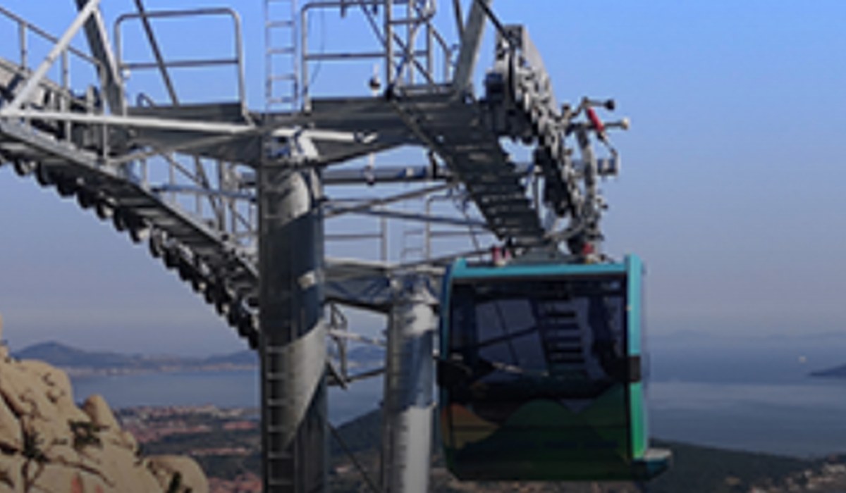 崂山索道与山海景观